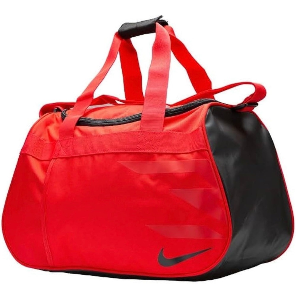Nike Brasilia Training Gym Duffle Bag Red Black‎ Small Travel Carry On